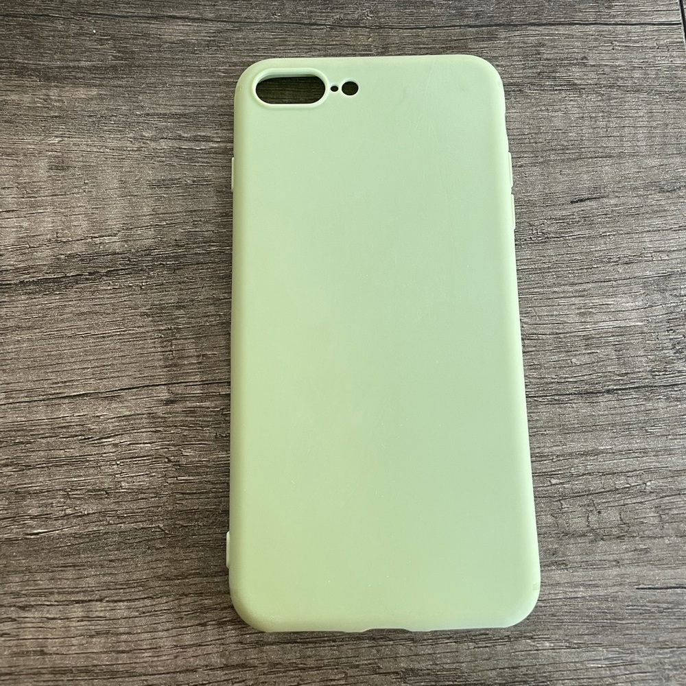 light green phone case for iphone 7plus and 8plus